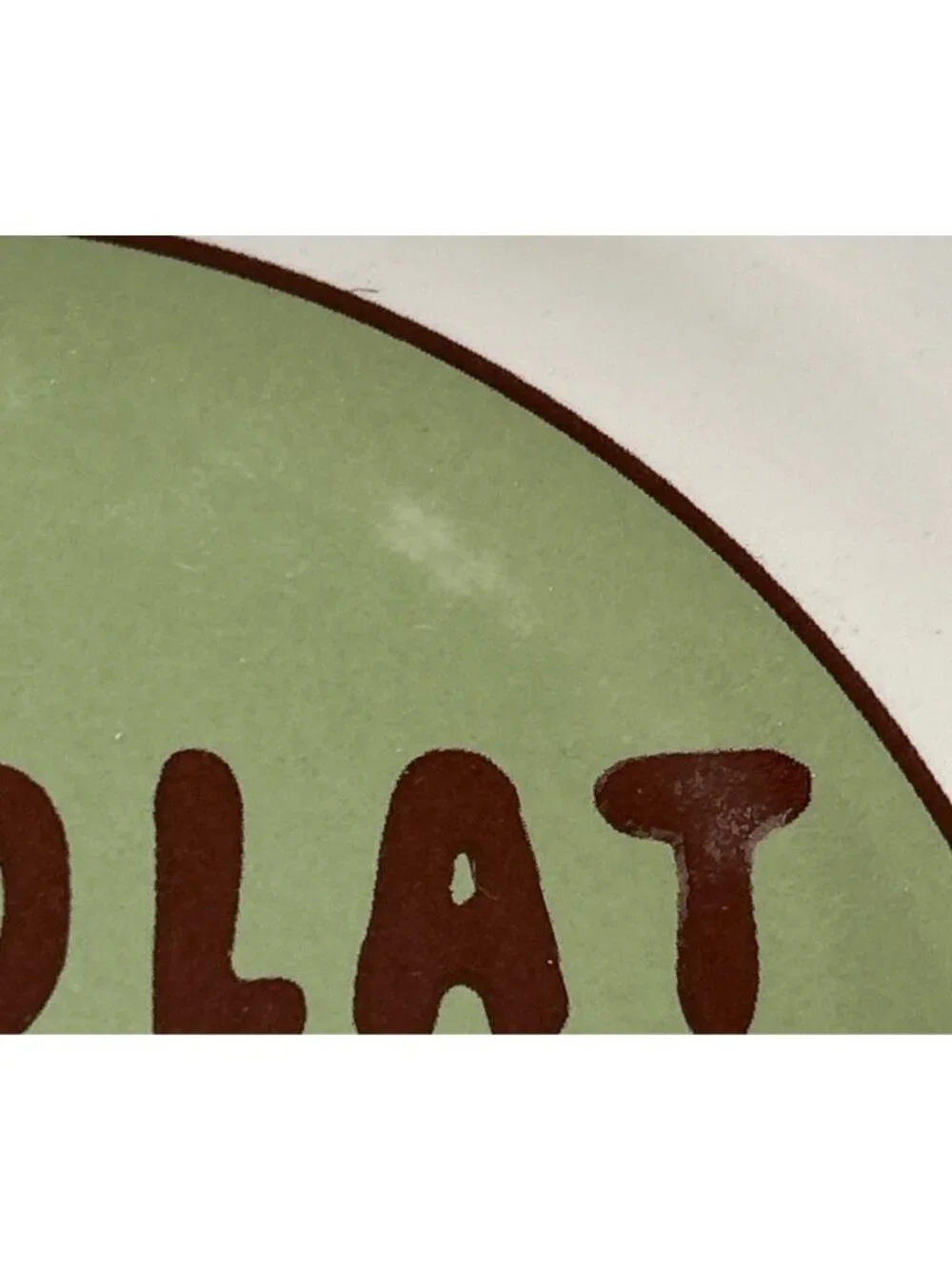 Vintage Pottery Barn Chocolate Dessert Plates Set of 6 Chocolat Delespaul-Havez